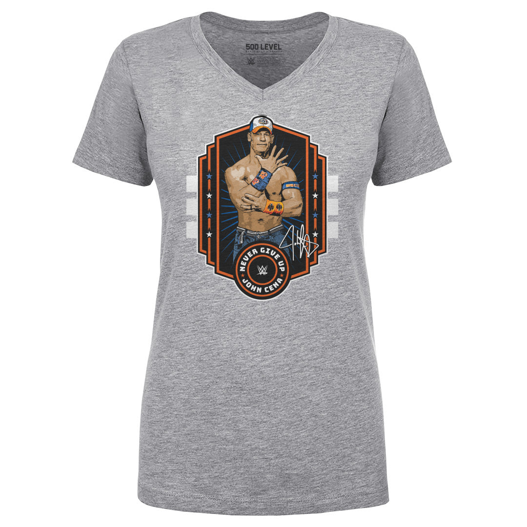 John Cena Women's V-Neck T-Shirt | 500 LEVEL