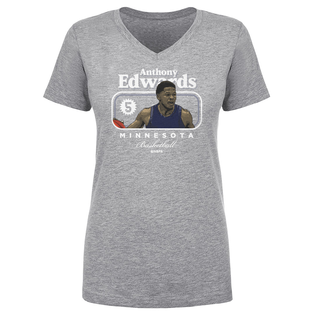 Anthony Edwards Women's V-Neck T-Shirt | 500 LEVEL