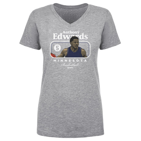 Anthony Edwards Women's V-Neck T-Shirt | 500 LEVEL