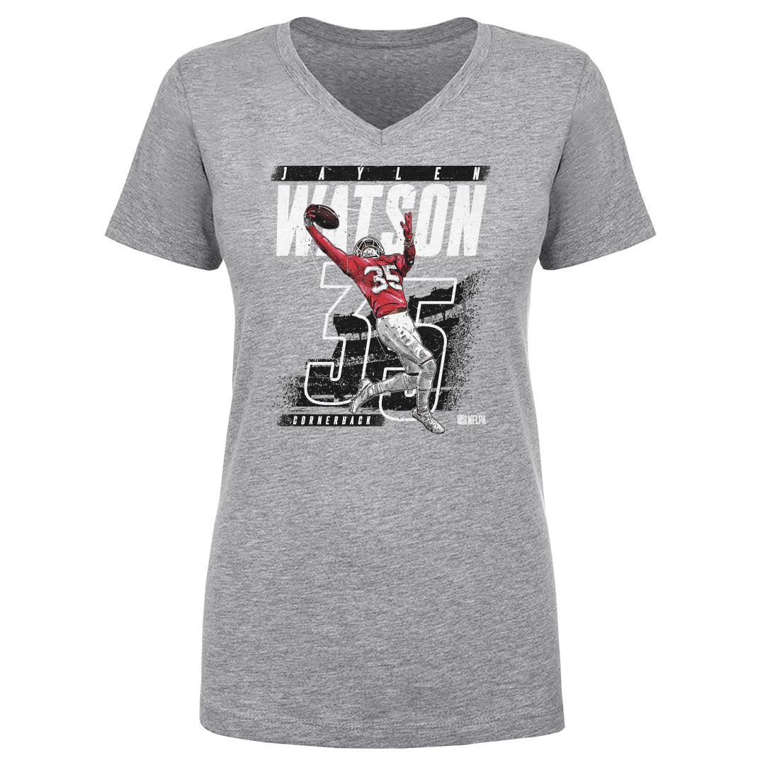 Jaylen Watson Women&#39;s V-Neck T-Shirt | 500 LEVEL