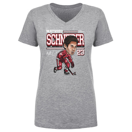 Mathieu Schneider Women's V-Neck T-Shirt | 500 LEVEL