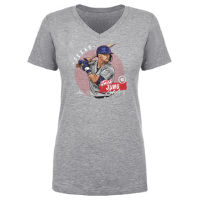 Josh Jung Women's V-Neck T-Shirt | 500 LEVEL