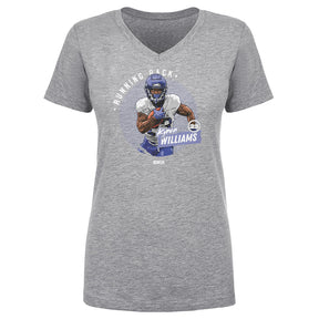 Kyren Williams Women's V-Neck T-Shirt | 500 LEVEL