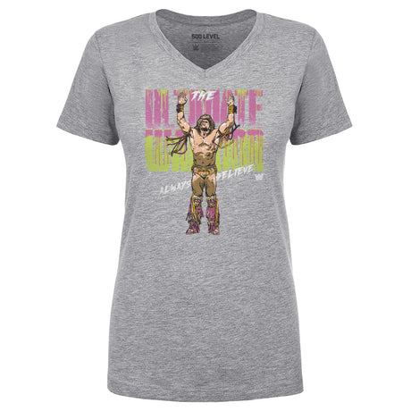 Ultimate Warrior Women's V-Neck T-Shirt | 500 LEVEL