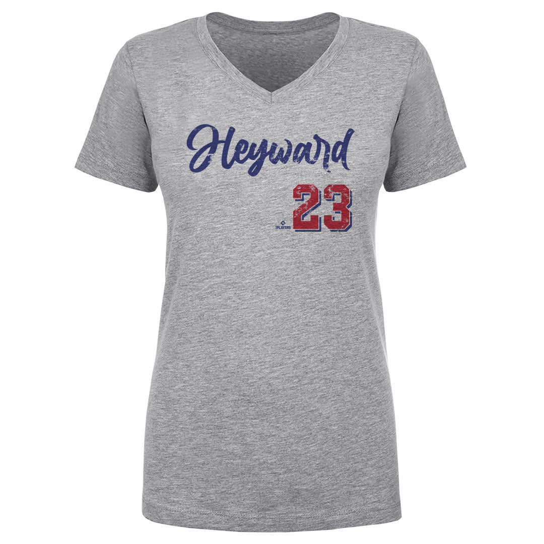 Jason Heyward Women&#39;s V-Neck T-Shirt | 500 LEVEL