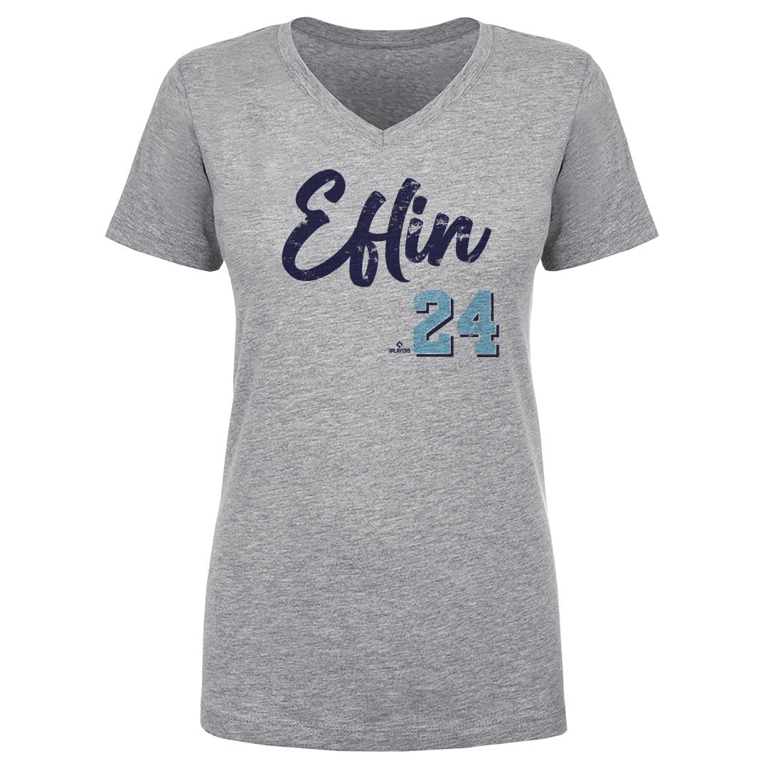 Zach Eflin Women&#39;s V-Neck T-Shirt | 500 LEVEL