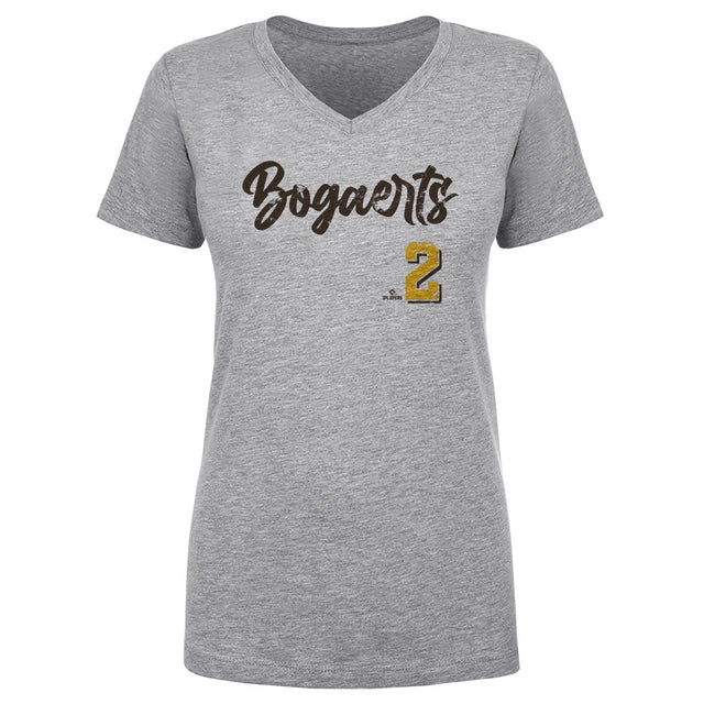 Xander Bogaerts Women's V-Neck T-Shirt | 500 LEVEL