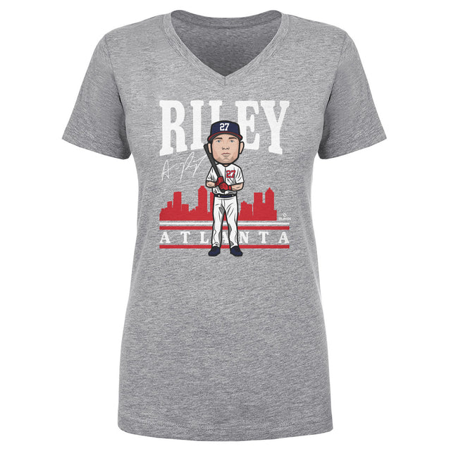 Austin Riley Women's V-Neck T-Shirt | 500 LEVEL