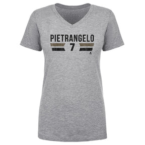 Alex Pietrangelo Women's V-Neck T-Shirt | 500 LEVEL