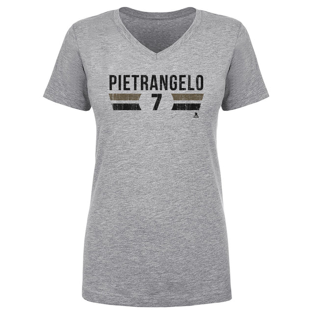 Alex Pietrangelo Women's V-Neck T-Shirt | 500 LEVEL