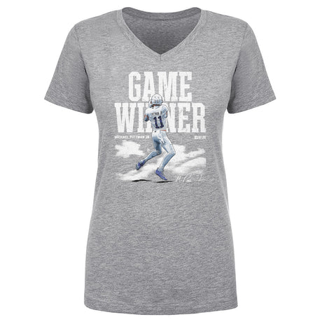 Michael Pittman Jr. Women's V-Neck T-Shirt | 500 LEVEL