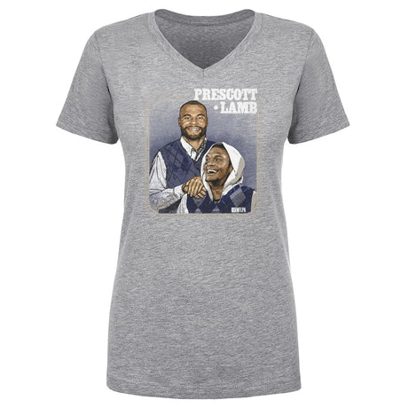 Dak Prescott Women's V-Neck T-Shirt | 500 LEVEL