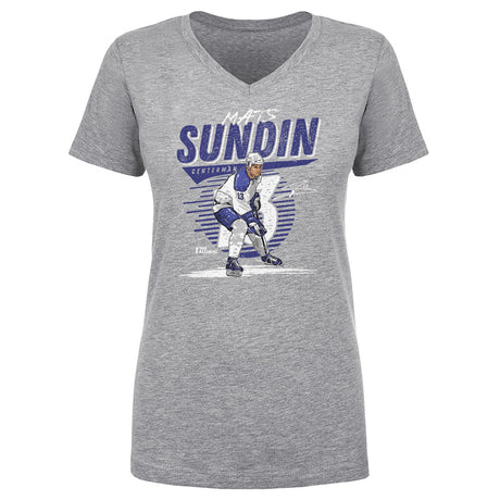 Mats Sundin Women's V-Neck T-Shirt | 500 LEVEL