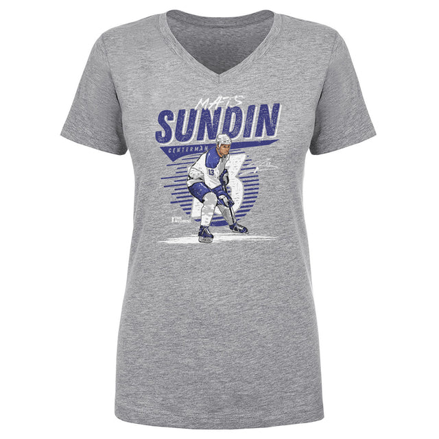 Mats Sundin Women's V-Neck T-Shirt | 500 LEVEL