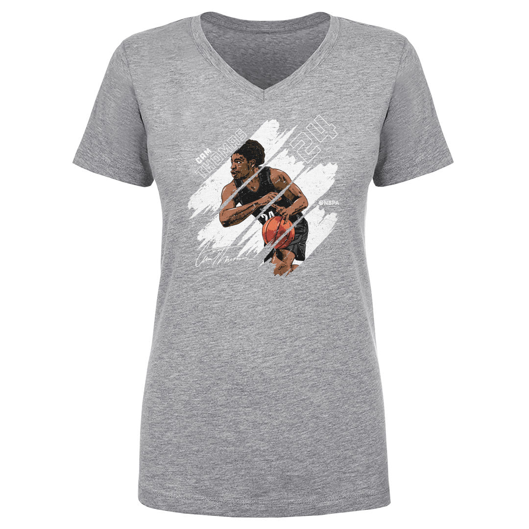 Cam Thomas Women's V-Neck T-Shirt | 500 LEVEL