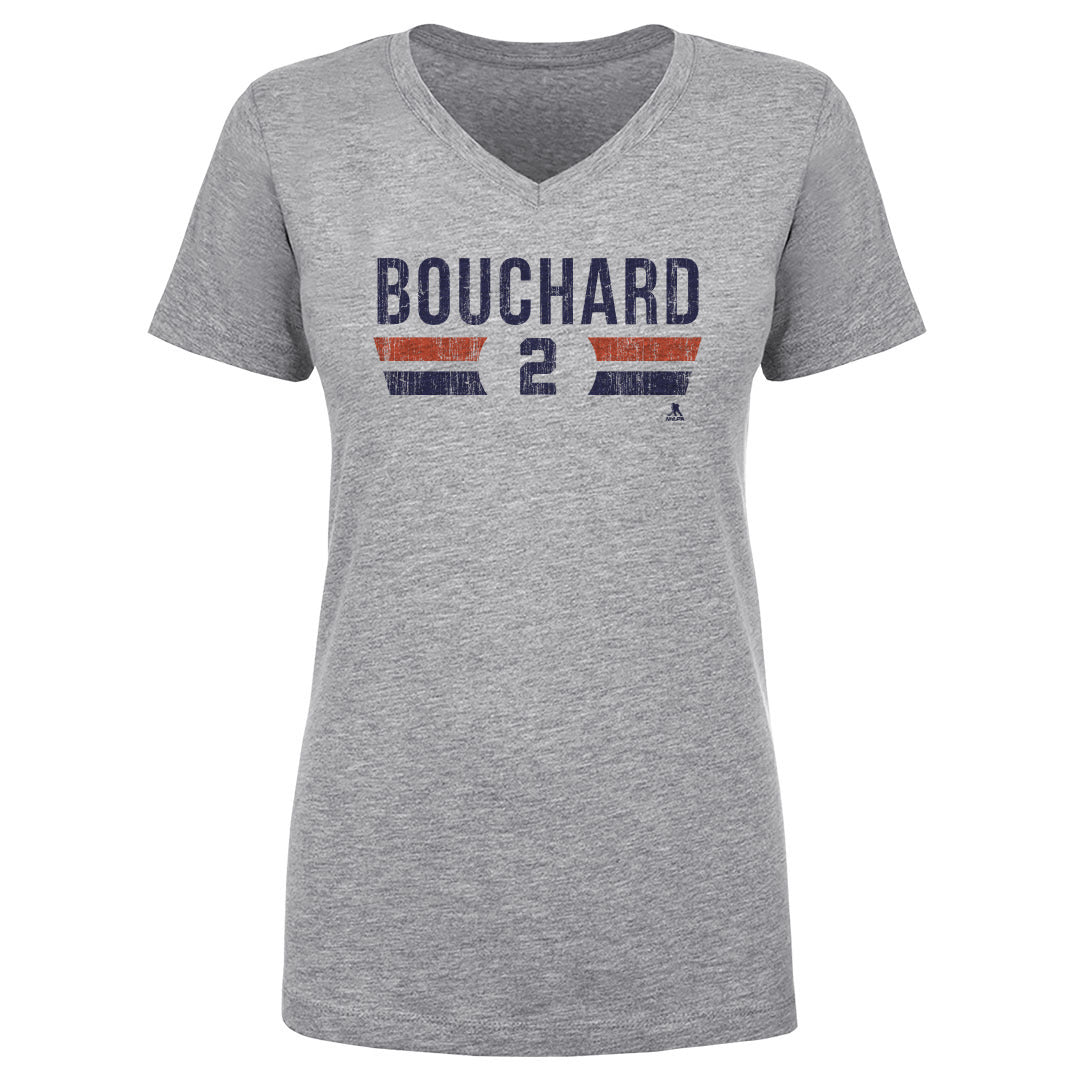 Evan Bouchard Women&#39;s V-Neck T-Shirt | 500 LEVEL