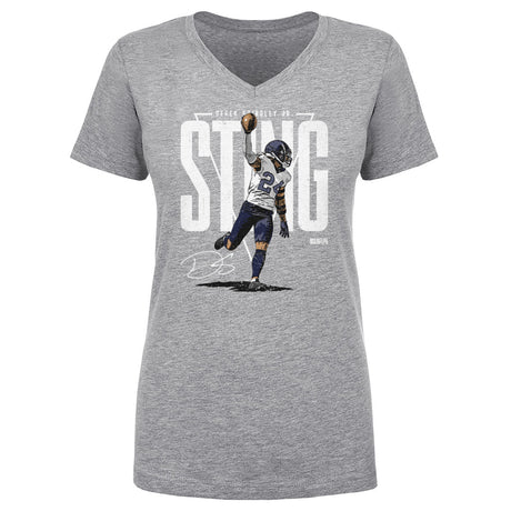 Derek Stingley Jr. Women's V-Neck T-Shirt | 500 LEVEL