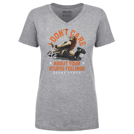Becky Lynch Women's V-Neck T-Shirt | 500 LEVEL