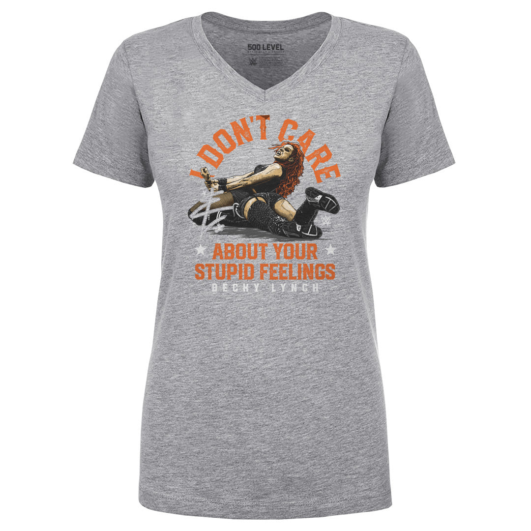 Becky Lynch Women&#39;s V-Neck T-Shirt | 500 LEVEL