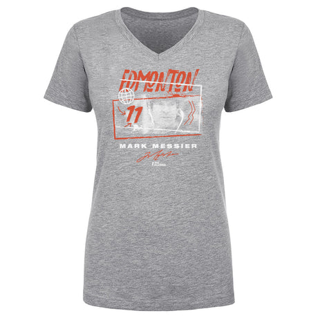 Mark Messier Women's V-Neck T-Shirt | 500 LEVEL