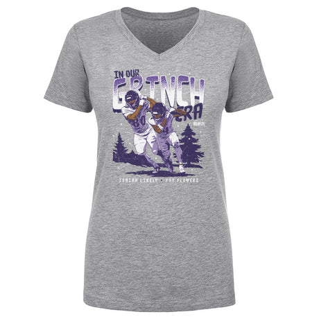 Zay Flowers Women's V-Neck T-Shirt | 500 LEVEL