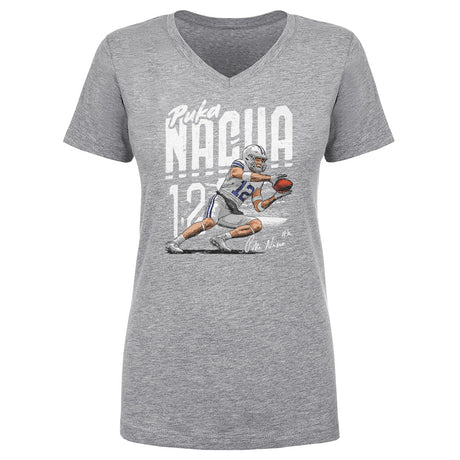 Puka Nacua Women's V-Neck T-Shirt | 500 LEVEL