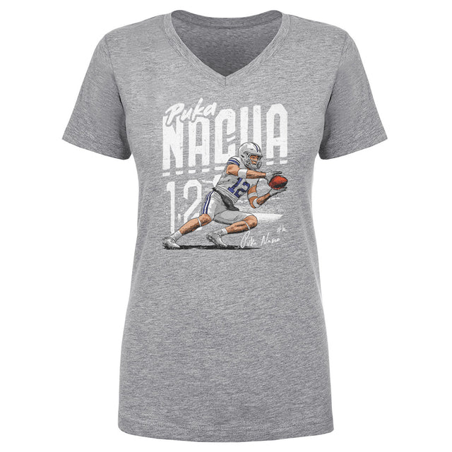 Puka Nacua Women's V-Neck T-Shirt | 500 LEVEL