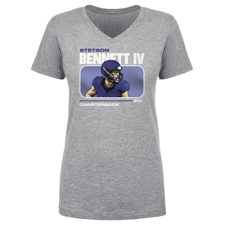 Stetson Bennett Women's V-Neck T-Shirt | 500 LEVEL