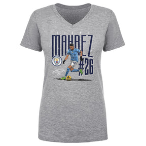 Riyad Mahrez Women's V-Neck T-Shirt | 500 LEVEL