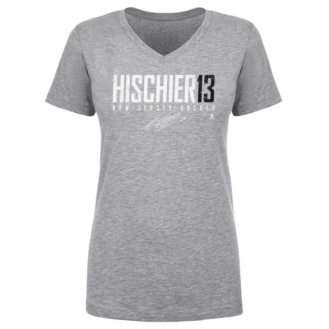 Nico Hischier Women&#39;s V-Neck T-Shirt | 500 LEVEL