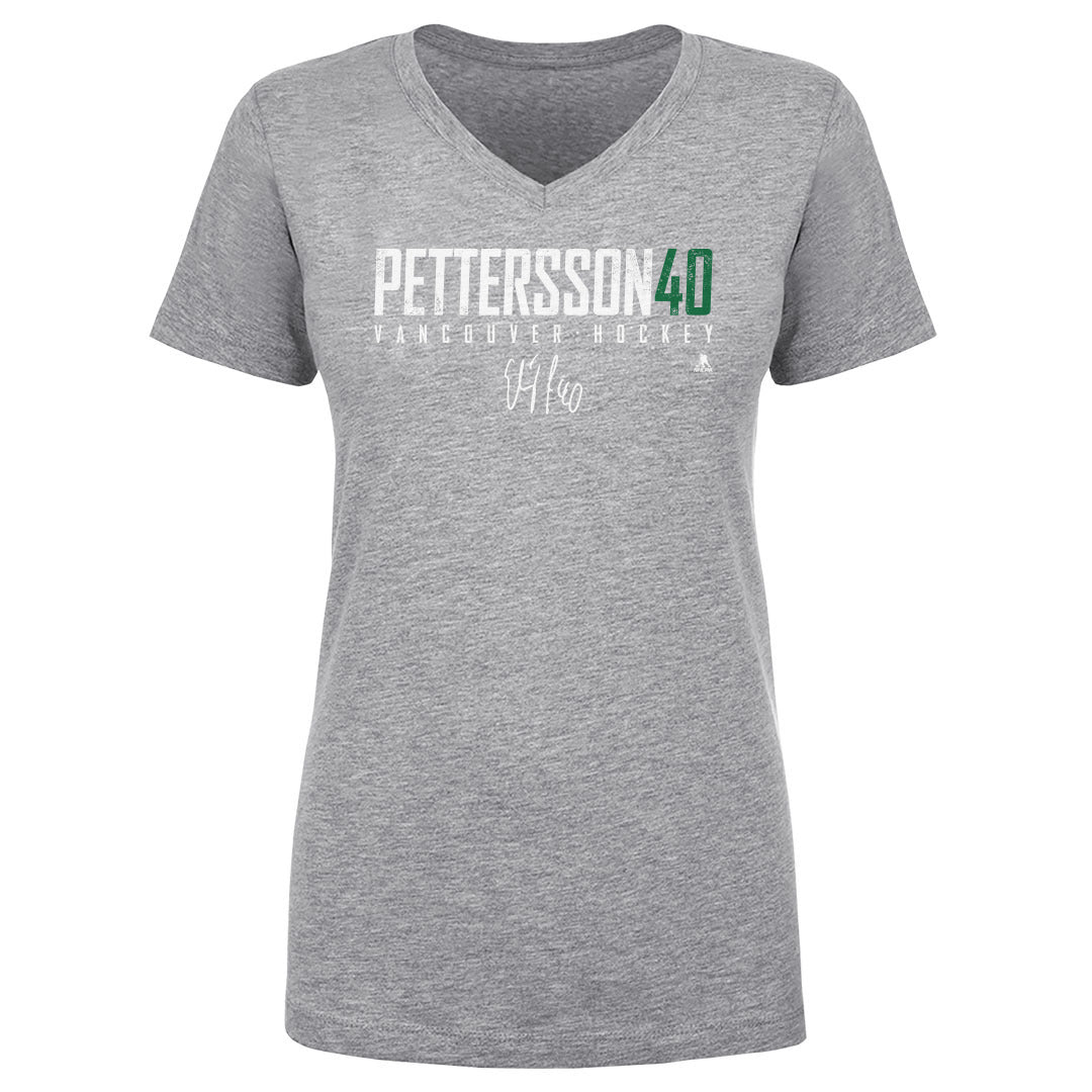 Elias Pettersson Women's V-Neck T-Shirt | 500 LEVEL