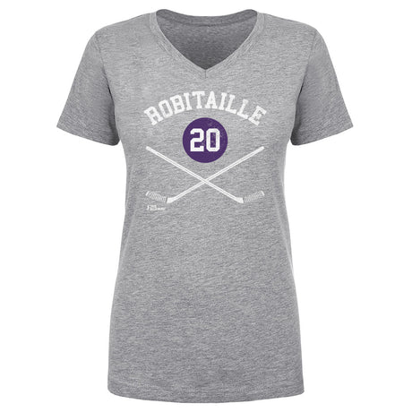 Luc Robitaille Women's V-Neck T-Shirt | 500 LEVEL