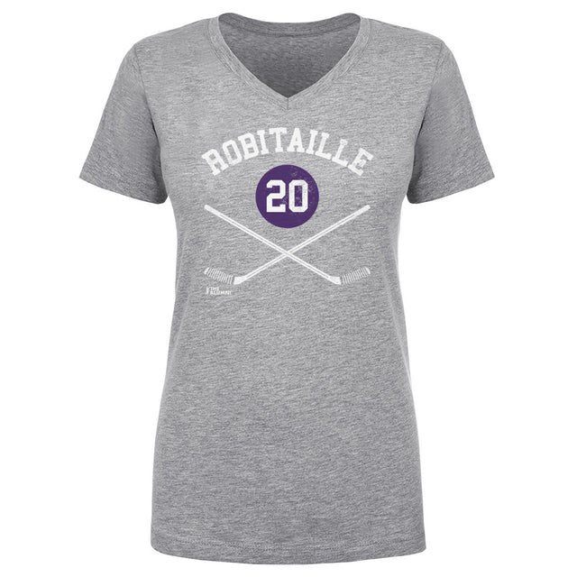 Luc Robitaille Women's V-Neck T-Shirt | 500 LEVEL