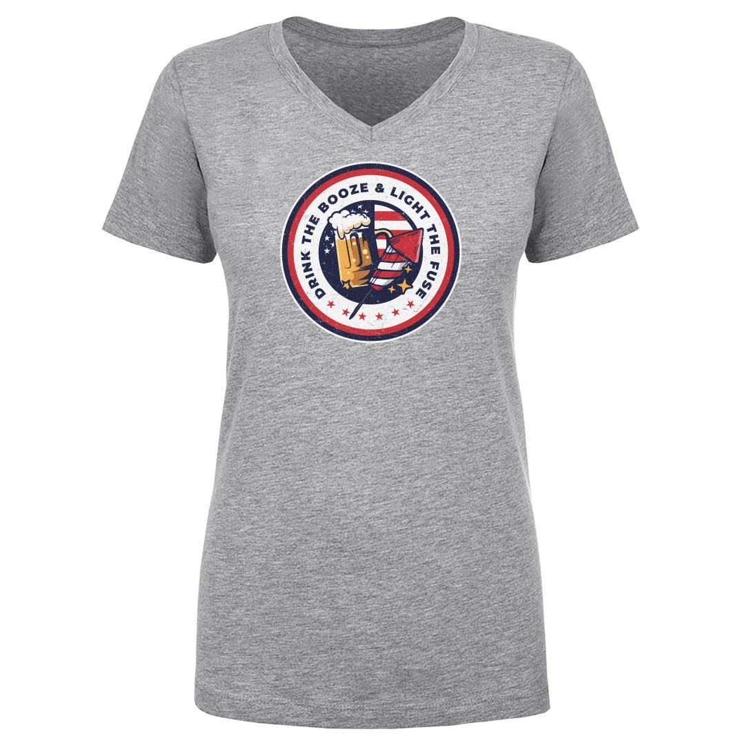 USA Women&#39;s V-Neck T-Shirt | 500 LEVEL