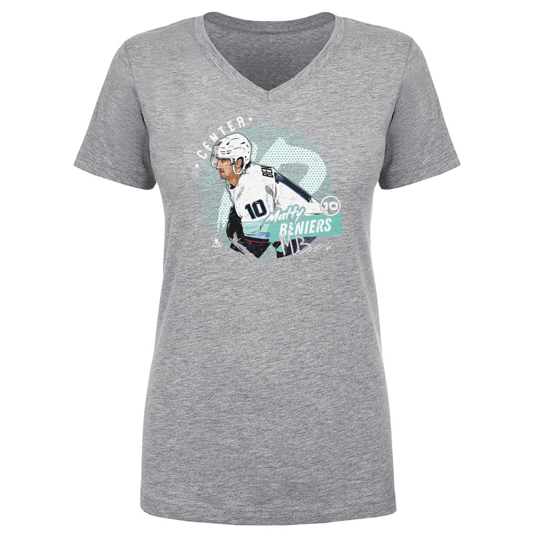 Matty Beniers Women's V-Neck T-Shirt | 500 LEVEL