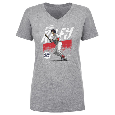Austin Riley Women's V-Neck T-Shirt | 500 LEVEL