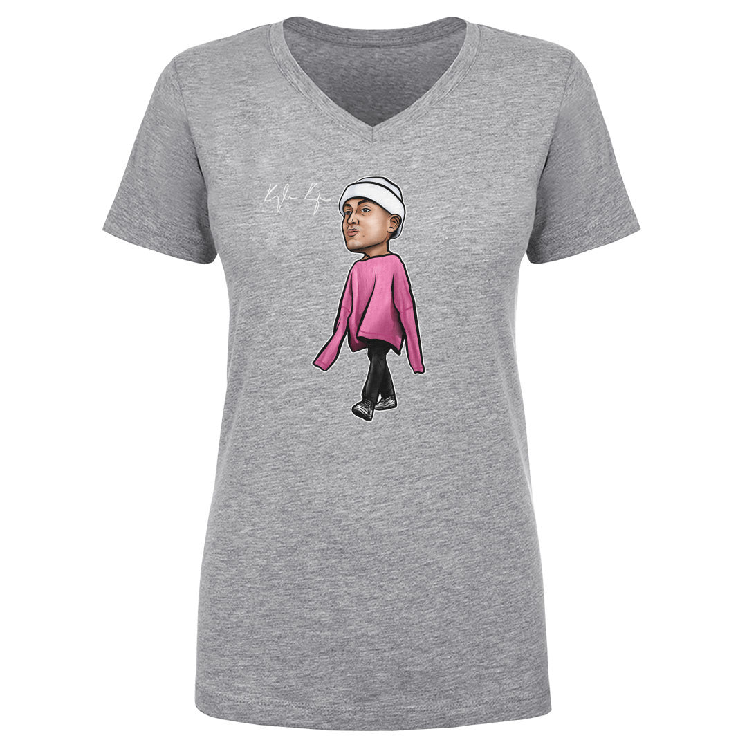 Kyle Kuzma Women's V-Neck T-Shirt | 500 LEVEL