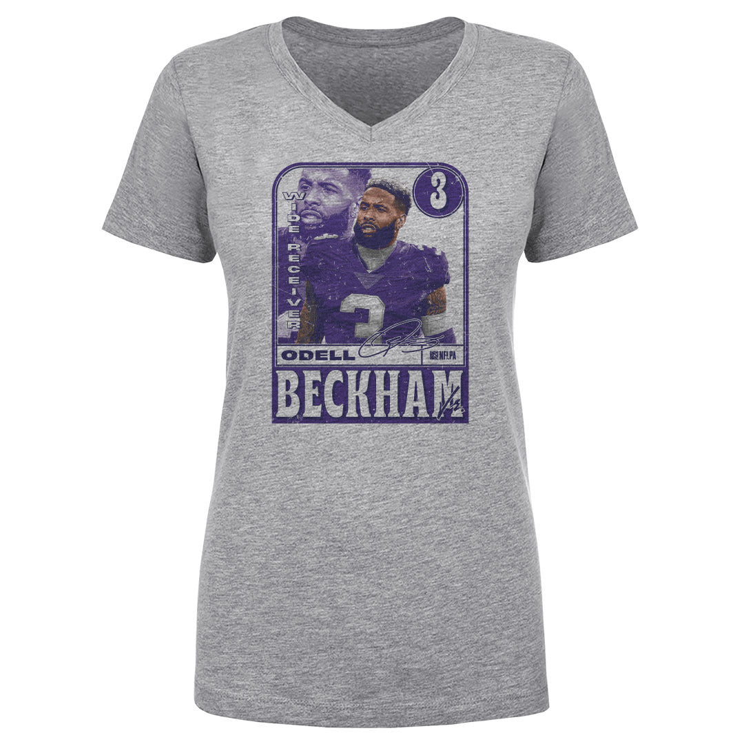 Odell Beckham Jr. Women&#39;s V-Neck T-Shirt | 500 LEVEL