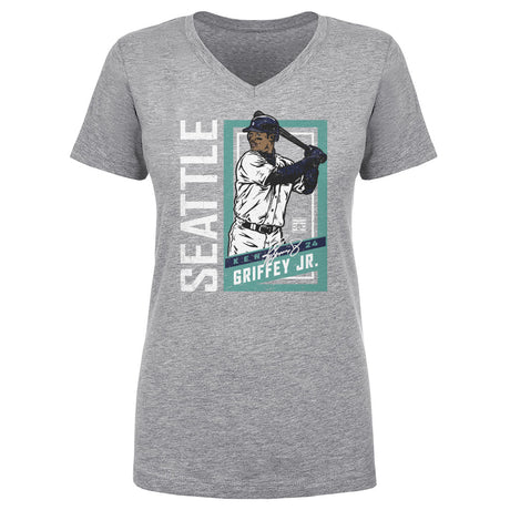 Ken Griffey Jr. Women's V-Neck T-Shirt | 500 LEVEL