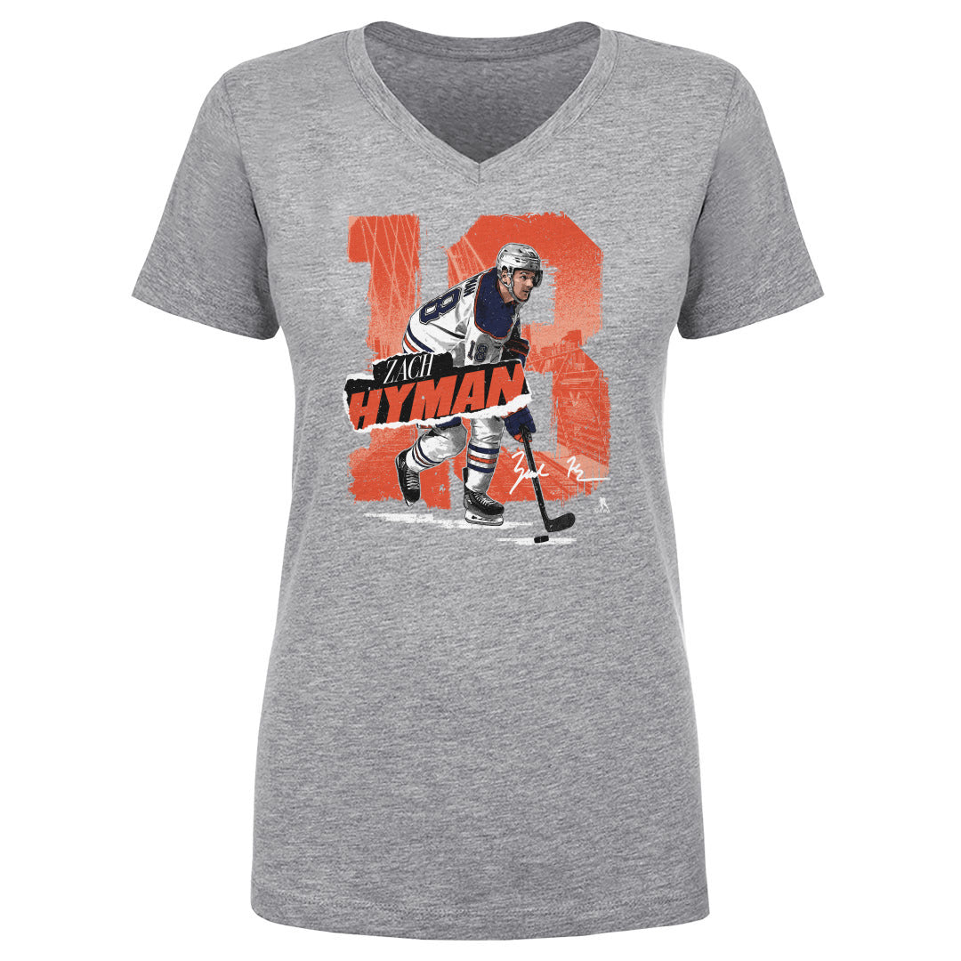 Zach Hyman Women's V-Neck T-Shirt | 500 LEVEL
