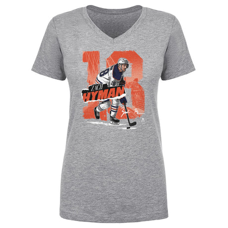Zach Hyman Women's V-Neck T-Shirt | 500 LEVEL