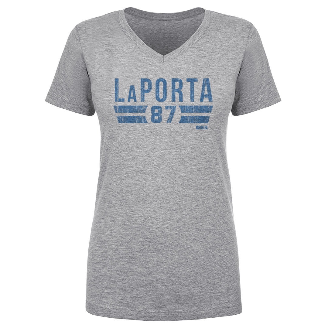 Sam LaPorta Women's V-Neck T-Shirt | 500 LEVEL