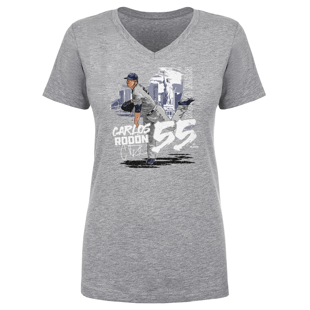 Carlos Rodon Women's V-Neck T-Shirt | 500 LEVEL
