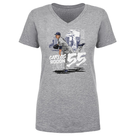 Carlos Rodon Women's V-Neck T-Shirt | 500 LEVEL