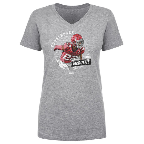 Trent McDuffie Women's V-Neck T-Shirt | 500 LEVEL