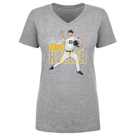 Mitch Keller Women's V-Neck T-Shirt | 500 LEVEL