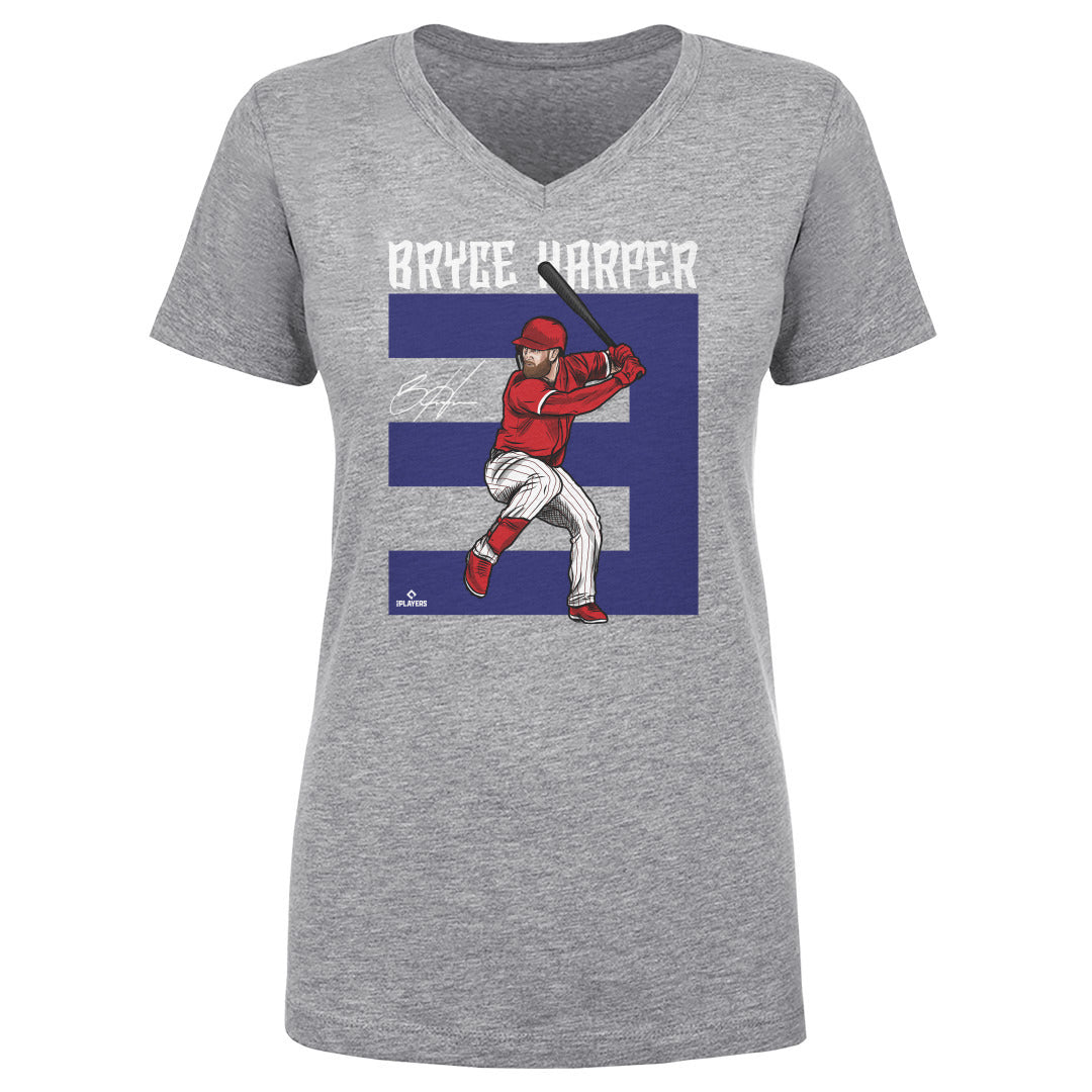 Bryce Harper Women's V-Neck T-Shirt | 500 LEVEL