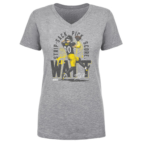 T.J. Watt Women's V-Neck T-Shirt | 500 LEVEL