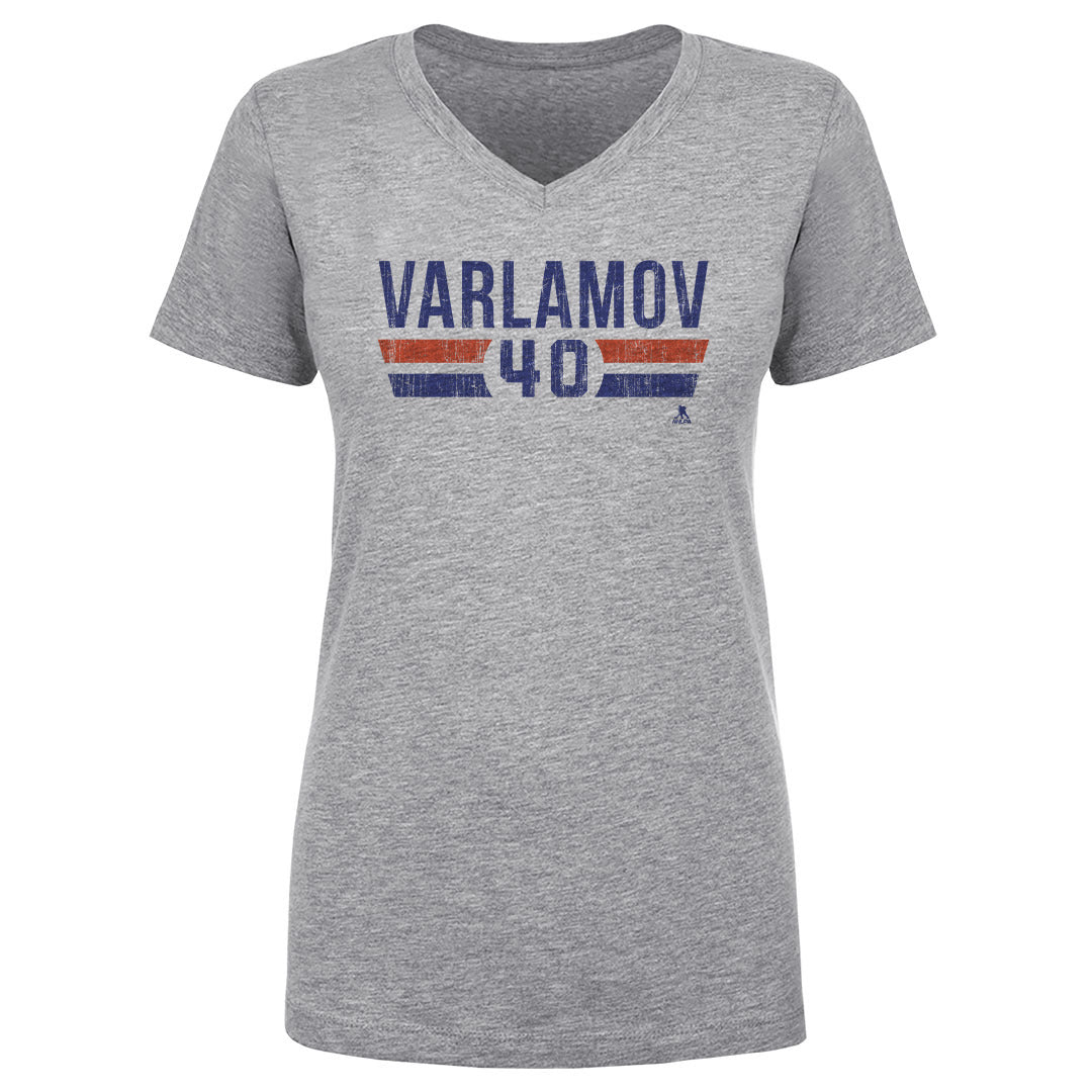 Semyon Varlamov Women&#39;s V-Neck T-Shirt | 500 LEVEL