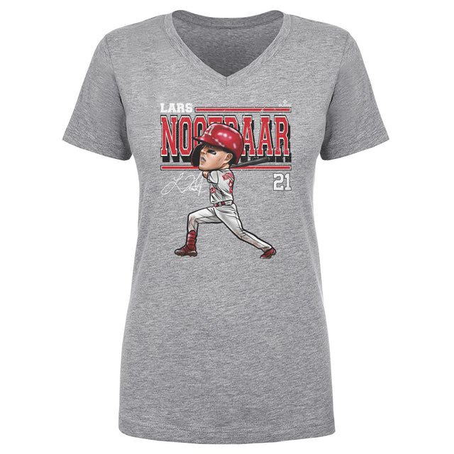 Lars Nootbaar Women's V-Neck T-Shirt | 500 LEVEL